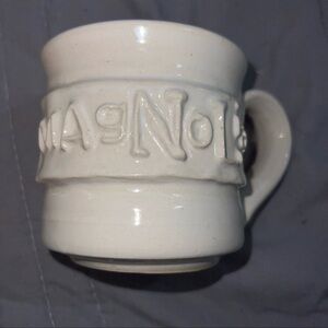 HANDMADE MAGNOLIA CERAMIC MUG//BLACK OAK ART//CHIP & JOANNA GAINES//WACO TEXAS